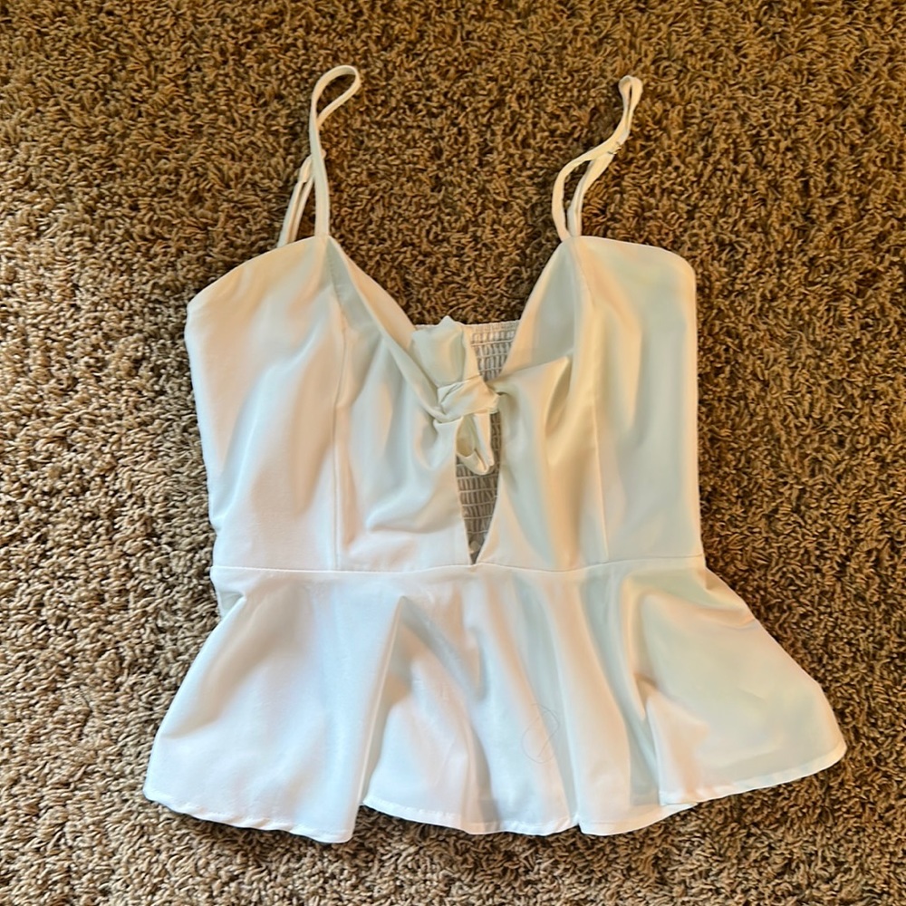 White going out top